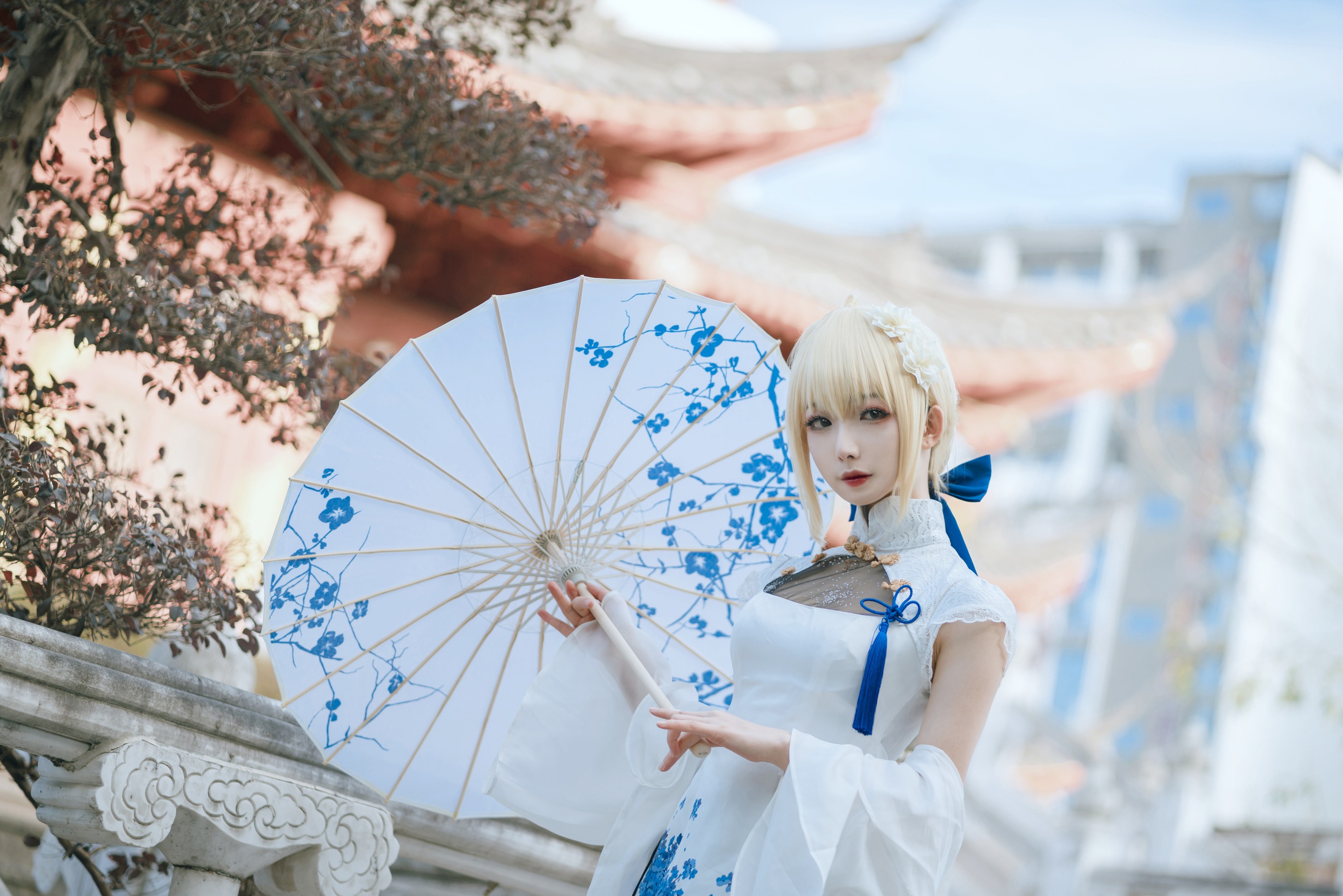 图片[1]-封疆疆v – NO.001 saber 旗袍 [34P]-XikXak